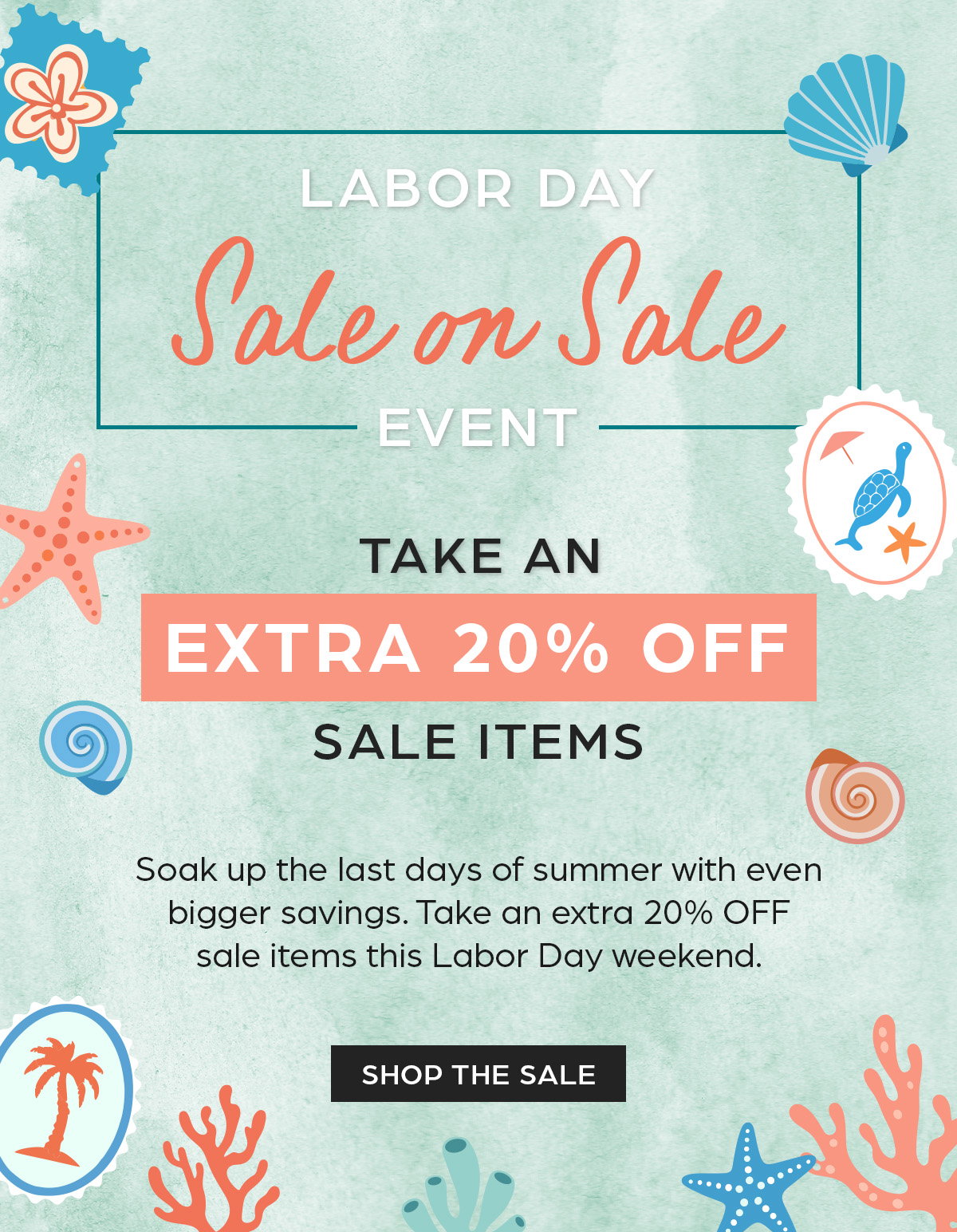 Labor Day Sale - Extra 20% OFF Sale Items