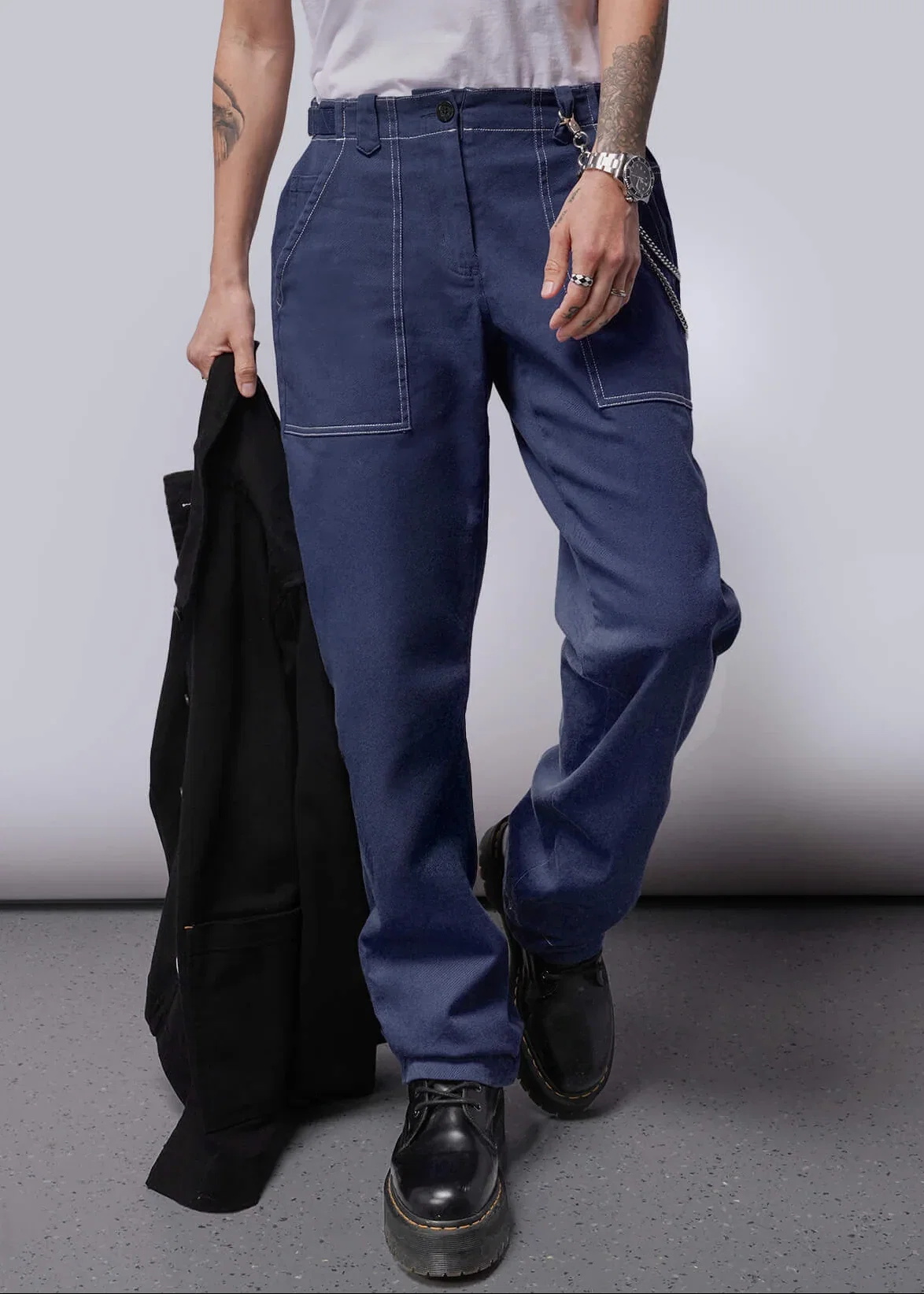 Image of Juliette Lewis X Wildfang Denim Utility Pant