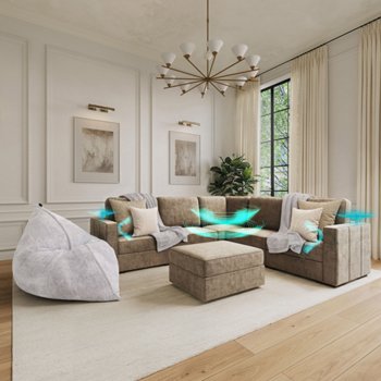 Lovesac Modular Sectional 6-Speaker Surround Sound System