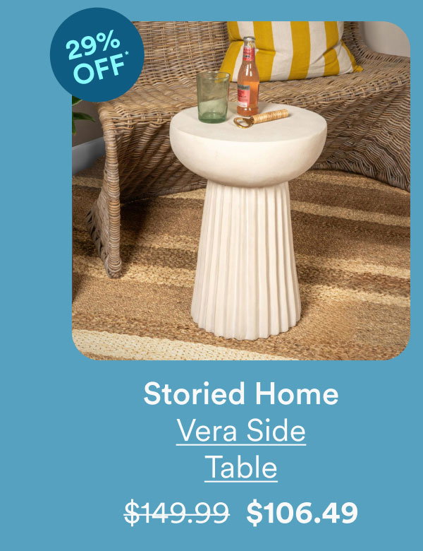 Storied Home Vera Side Table