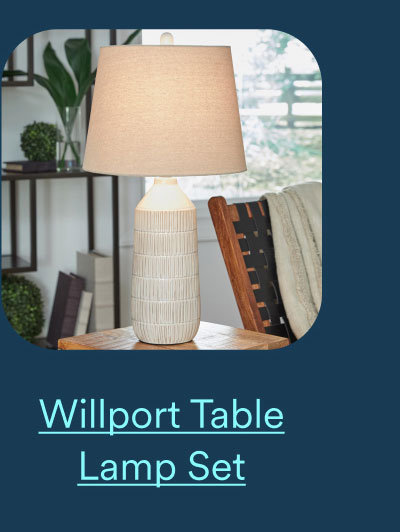 Willport Table Lamp Set