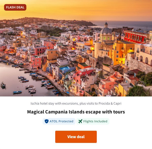 Magical Campania Islands escape with tours
