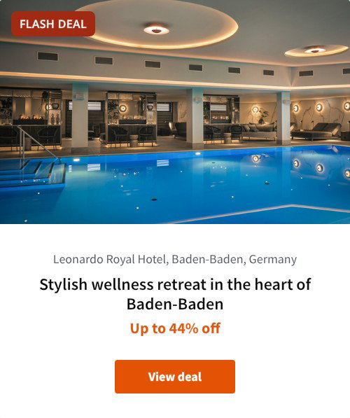 Stylish wellness retreat in the heart of Baden-Baden
