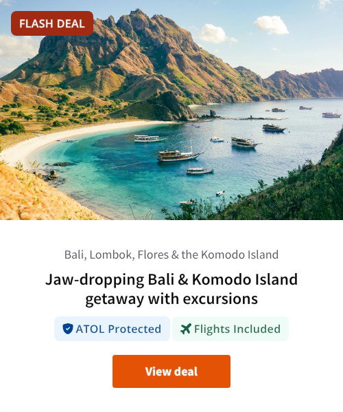 Jaw-dropping Bali &amp; Komodo Island getaway with excursions