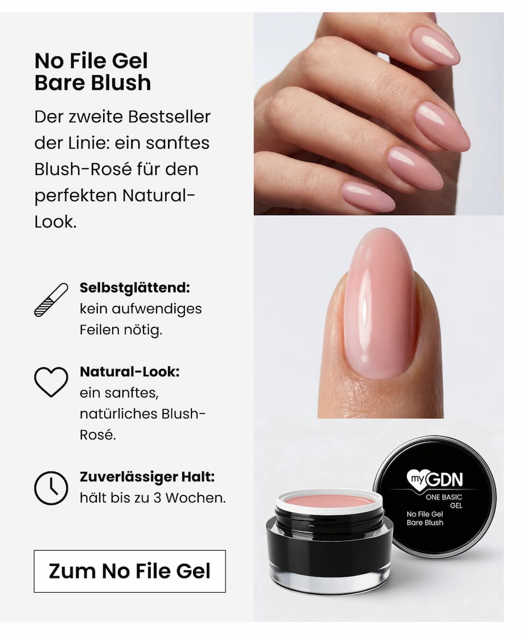 No File Gel | Bare Blush