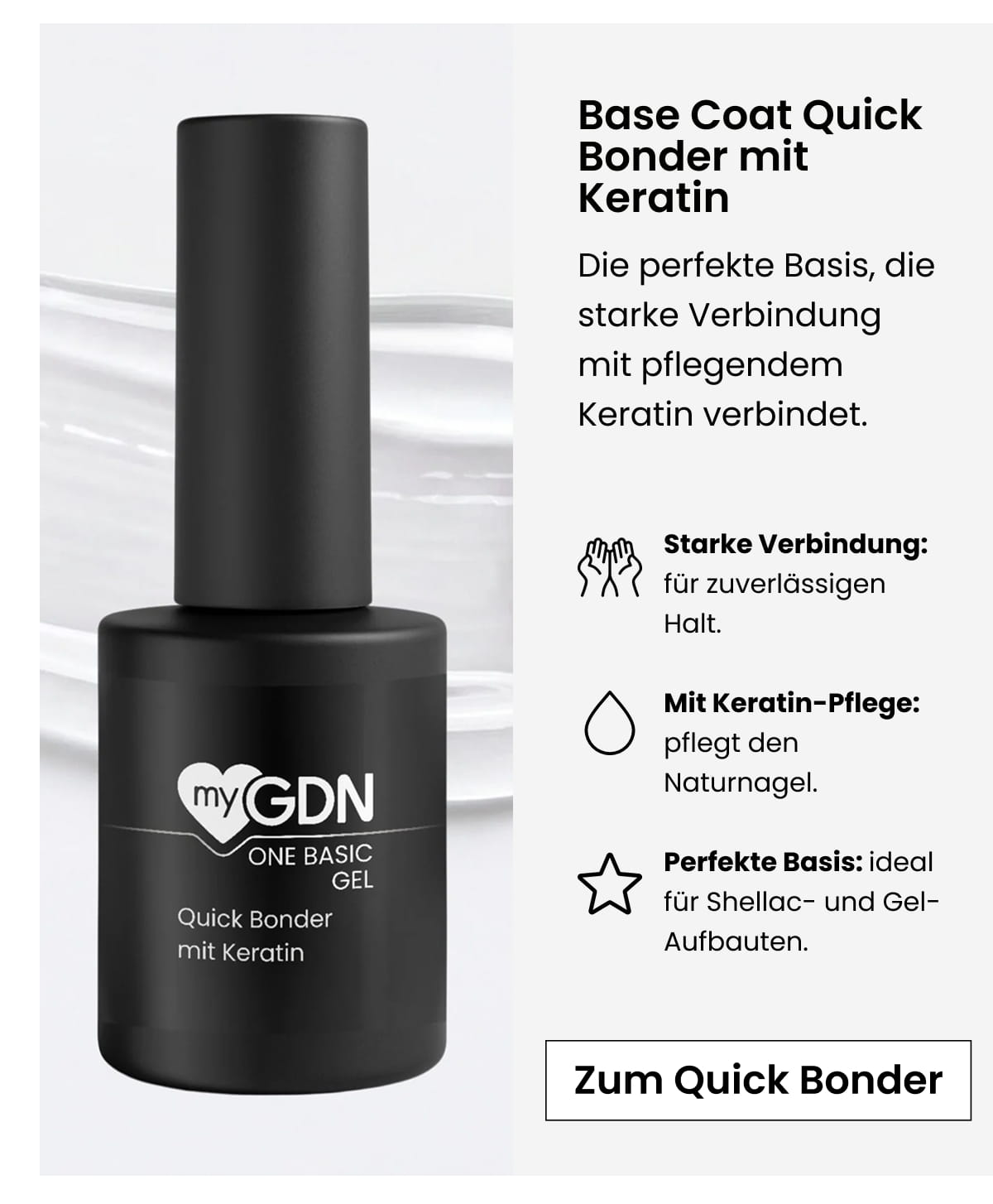 Base Coat Quick Bonder mit Keratin