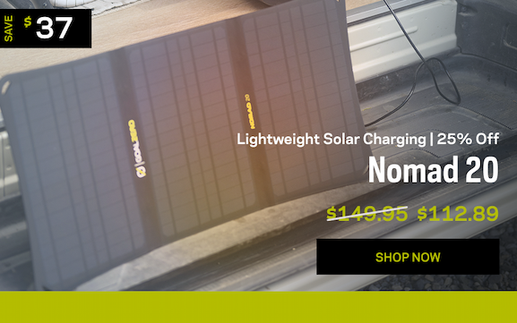 25% Off Nomad 20