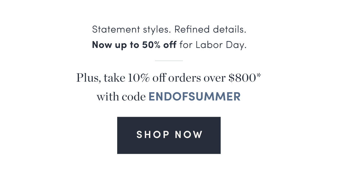 Up to 50% Off Sitewide