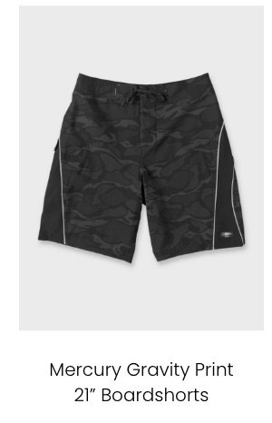 Mercury Gravity Print 21" Boardshorts