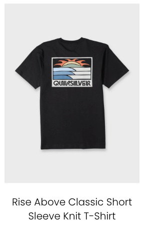 Rise Above Classic Short Sleeve Knit T-Shirt