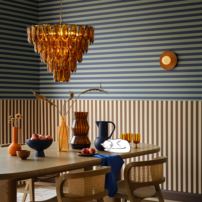 lyle chandelier in amber glass