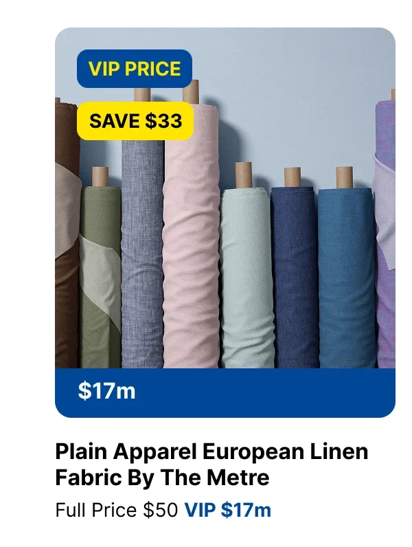 PLAIN APPAREL EUROPEAN LINEN FABRIC BY THE METRE