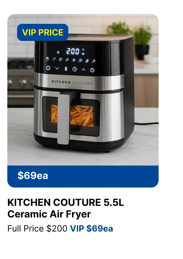 KITCHEN COUTURE 11L DUAL AIR FRYER
