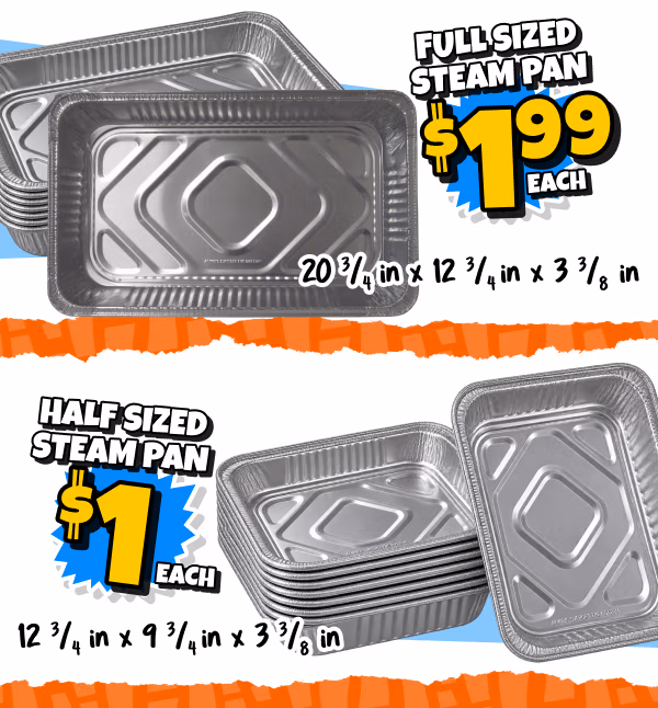 Aluminum foil pans