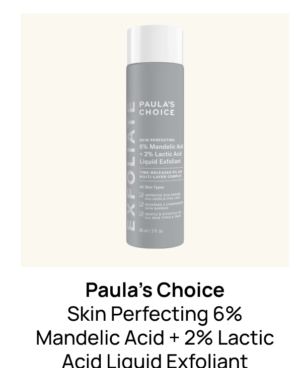 Paula's Choice Skin Perfecting 6% Mandelic Acid and 2% Lactic Acid Liquid Exfoliant 88ml