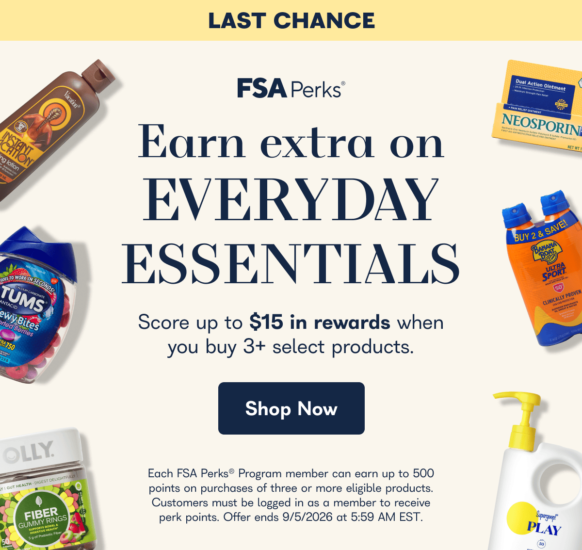 Shop Everyday Essentials. Earn up to $15 in rewards