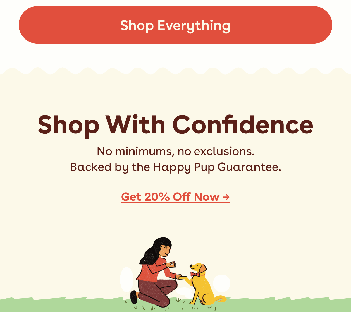 Get 20% off everything 
