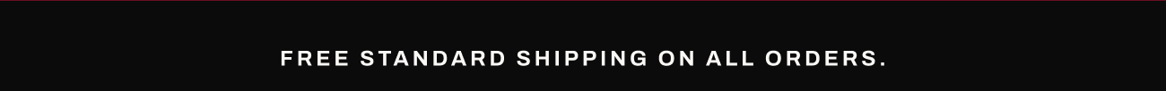 Header text, “Free standard shipping on all orders.”