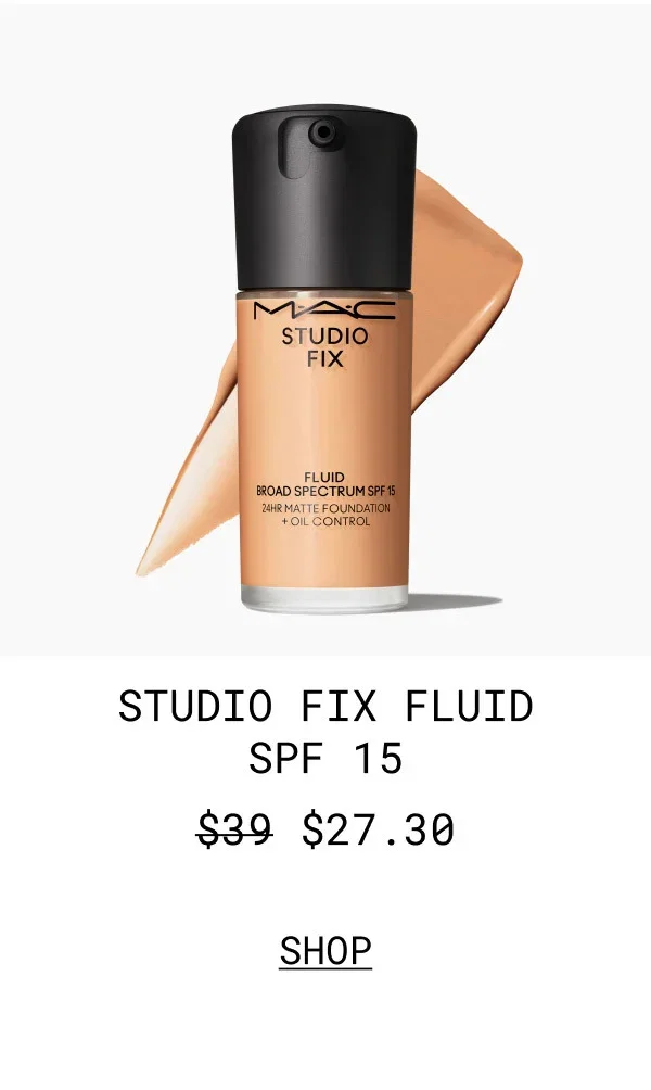 M·A·C | STUDIO FIX FLUID SPF 15 | $27.30 | SHOP