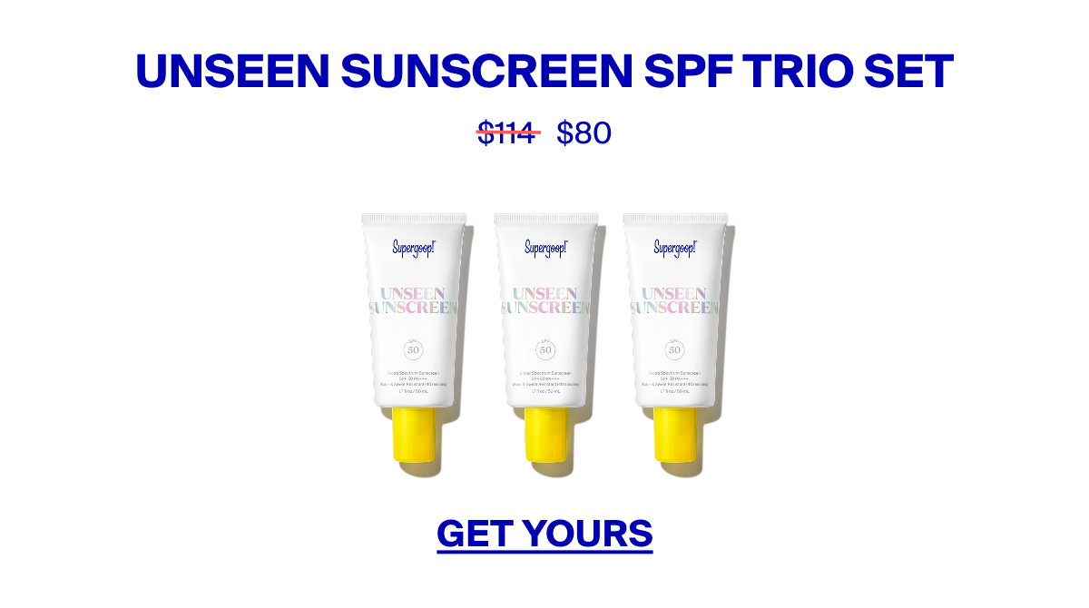 Unseen Sunscreen SPF Trio