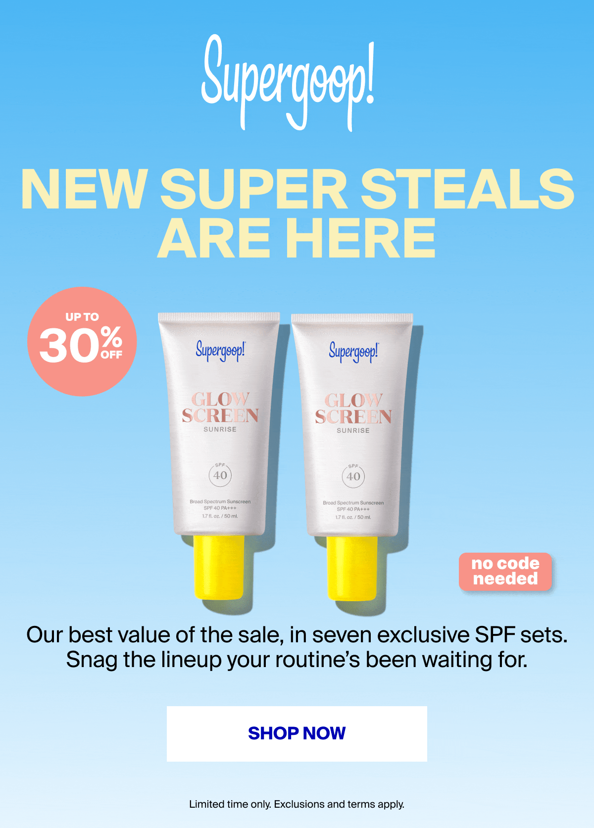 Supersteals of the Sale