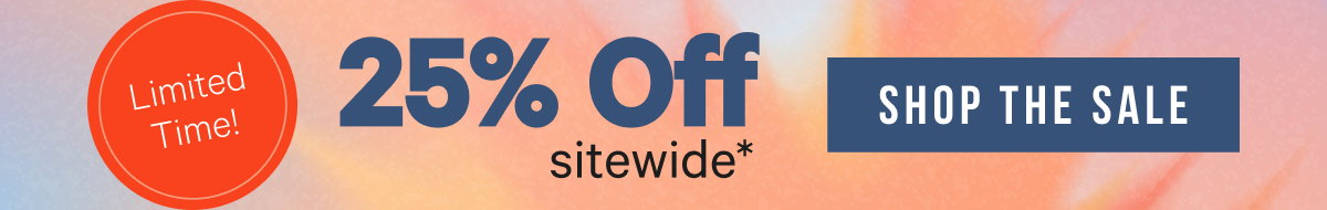 Seasonal Vibe Check: 25% Off Sitewide