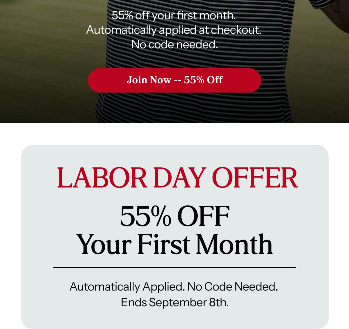  LABOR DAY OFFER