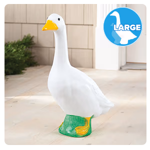 Gaggleville Porch Goose® Large 23”H Statue