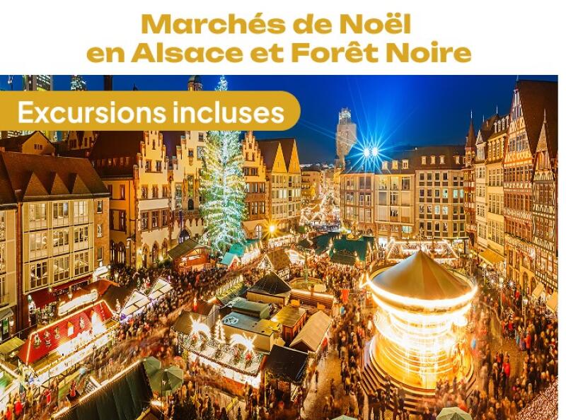 En décembre offrez-vous la magie des marchés de Noël sur le Rhin!&nbsp;&nbsp;