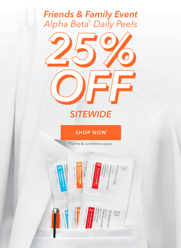 25% Off Alpha Beta Daily Peels