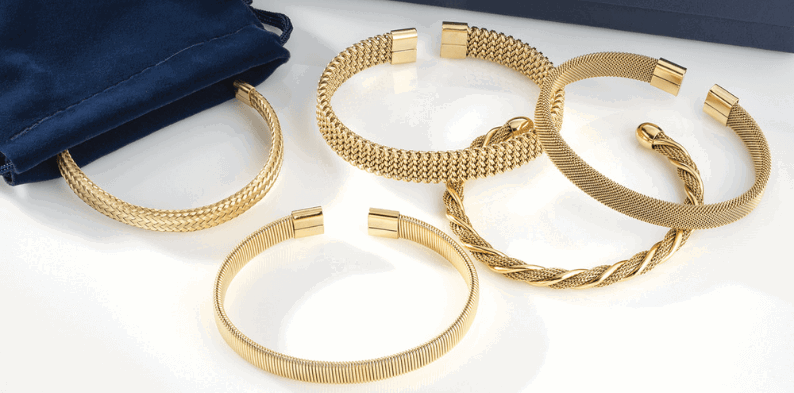 Golden Grace Bangle Set