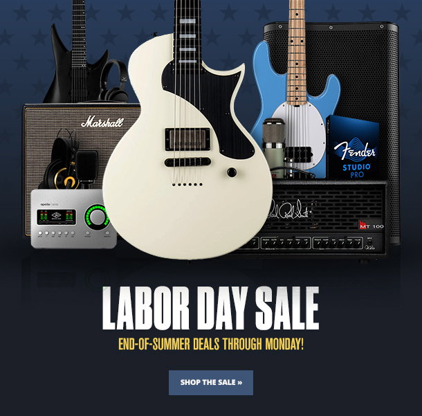 Labor Day Sale: PA Speakers, DJ Gear, Guitars, and More!