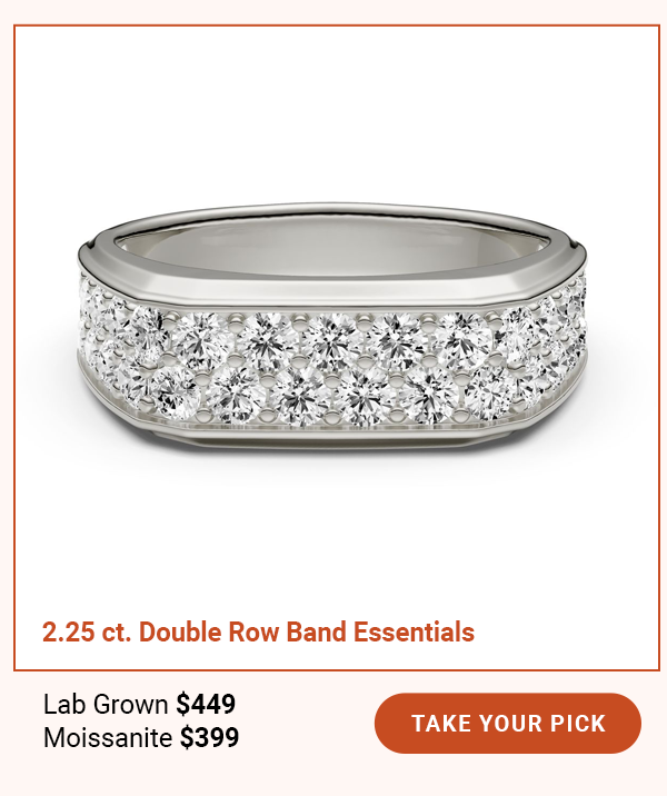 2.25 ct. Double Row Band Essentials
