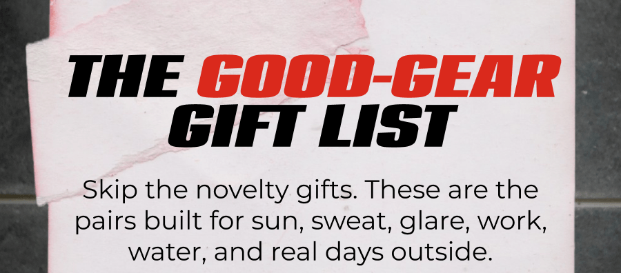 The Good-Gear Gift List