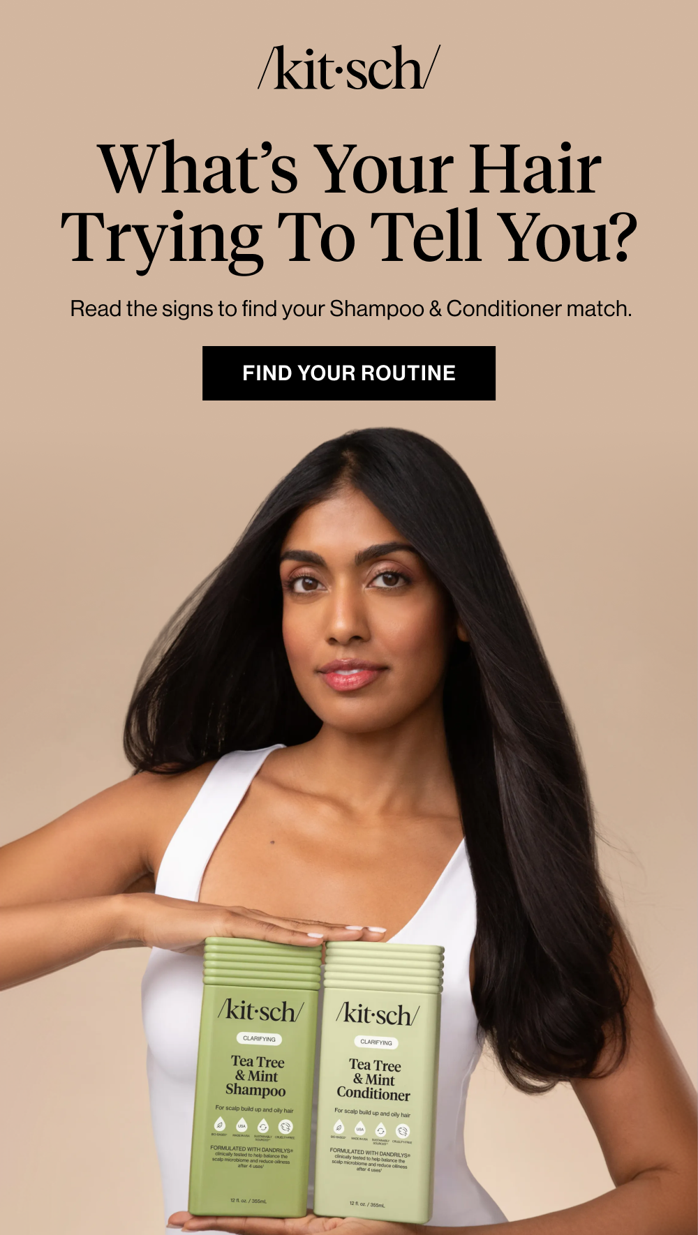 What’s your hair trying to tell you?  Read the signs to find your Shampoo & Conditioner match.