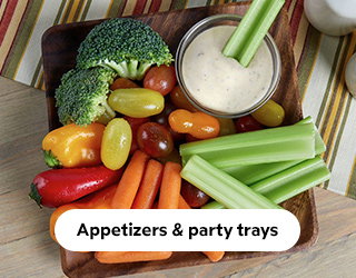 Appetizers and party trays