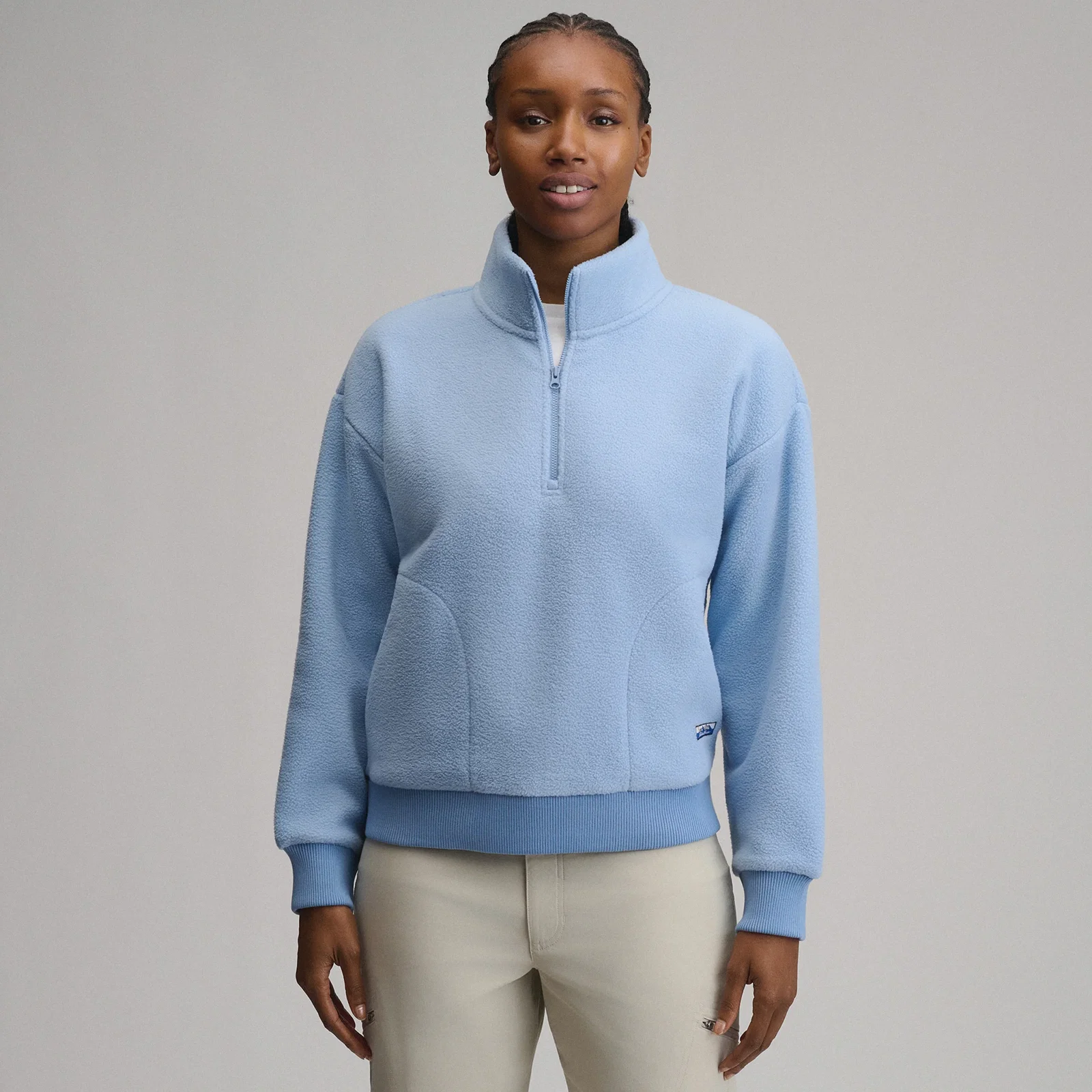 Image of Women's Authentic Outdoor Fleece 1/4-Zip Mock Pullover