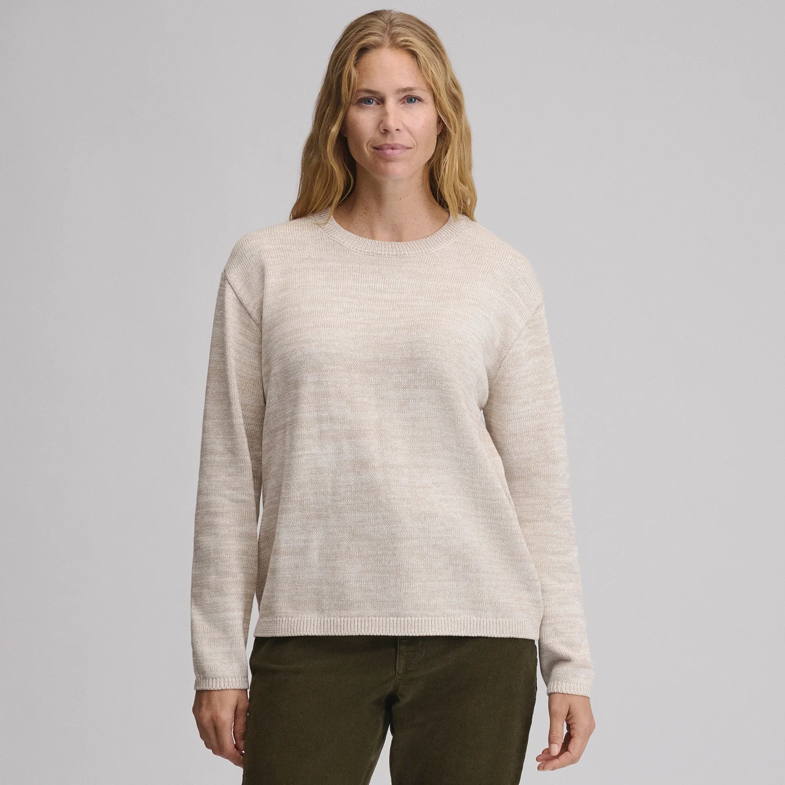 Image of Women's Marl Crewneck Sweater
