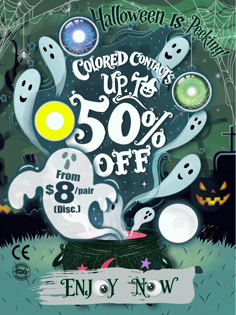 Halloween Contacts Sale