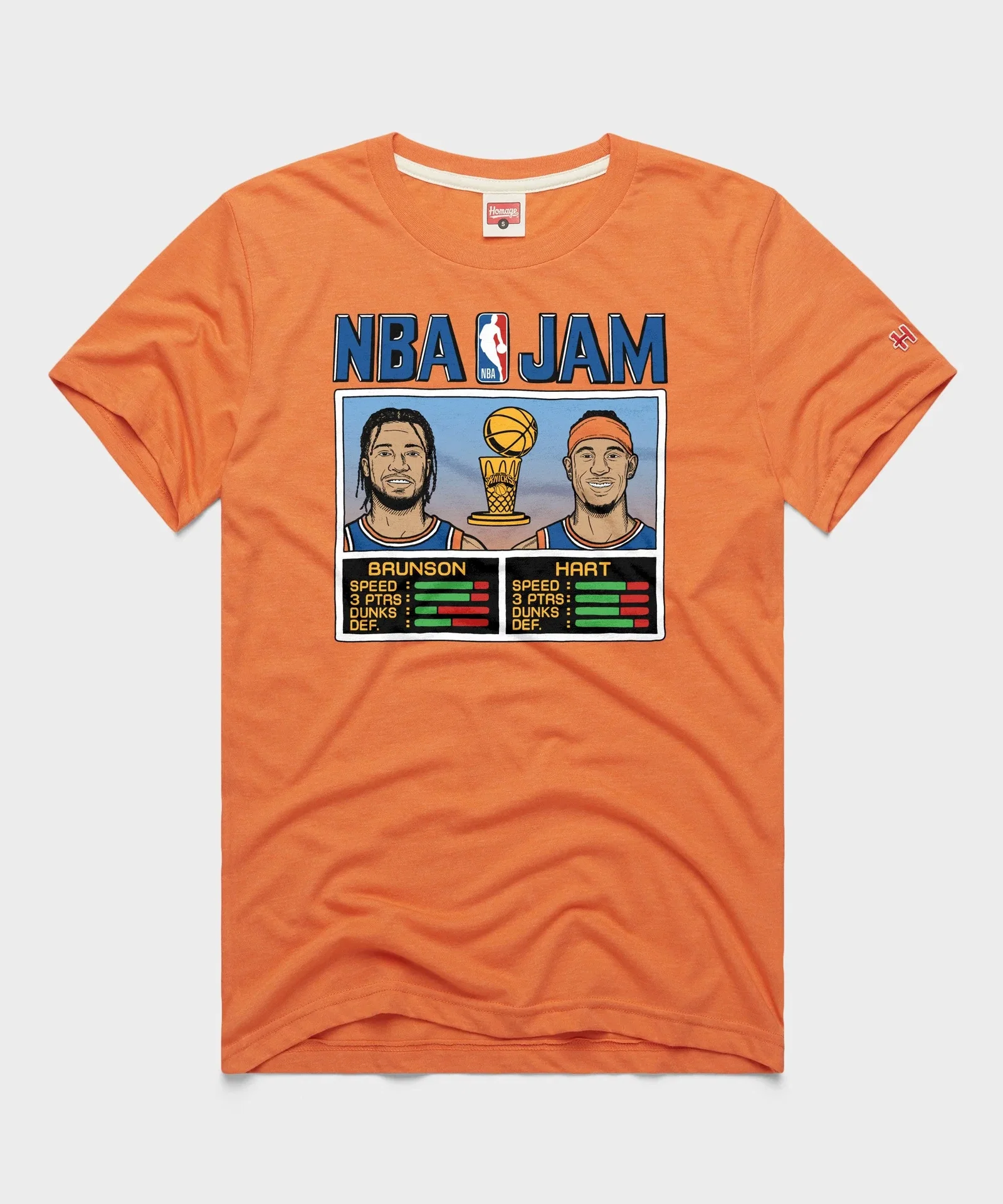 Image of NBA Jam Knicks 2026 Champs Brunson And Hart