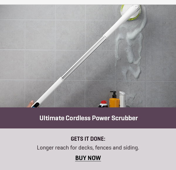Ultimate Cordless Power Scrubber by Sharper Image