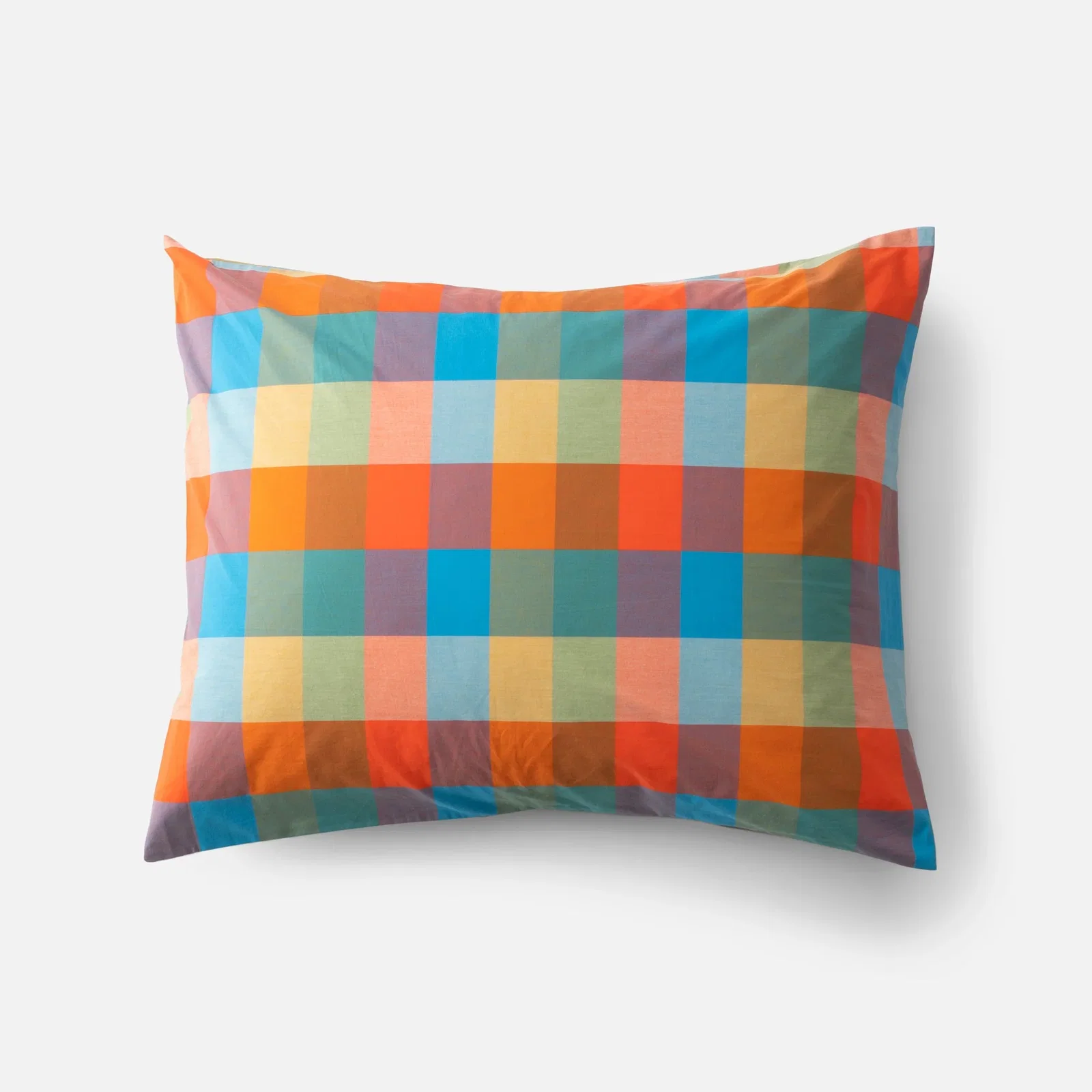 Image of Woven Plaid Pillow Sham
