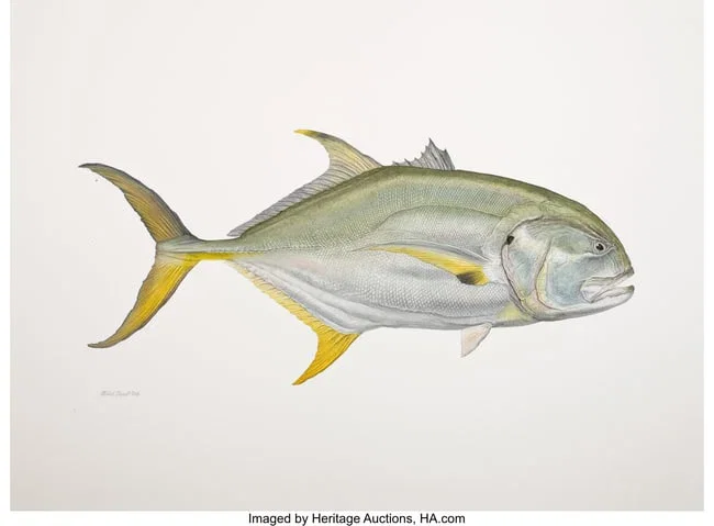27113&colon; Flick Ford &lpar;American&comma; b&period; 1954&rpar; Crevalle Jack&comma; 20