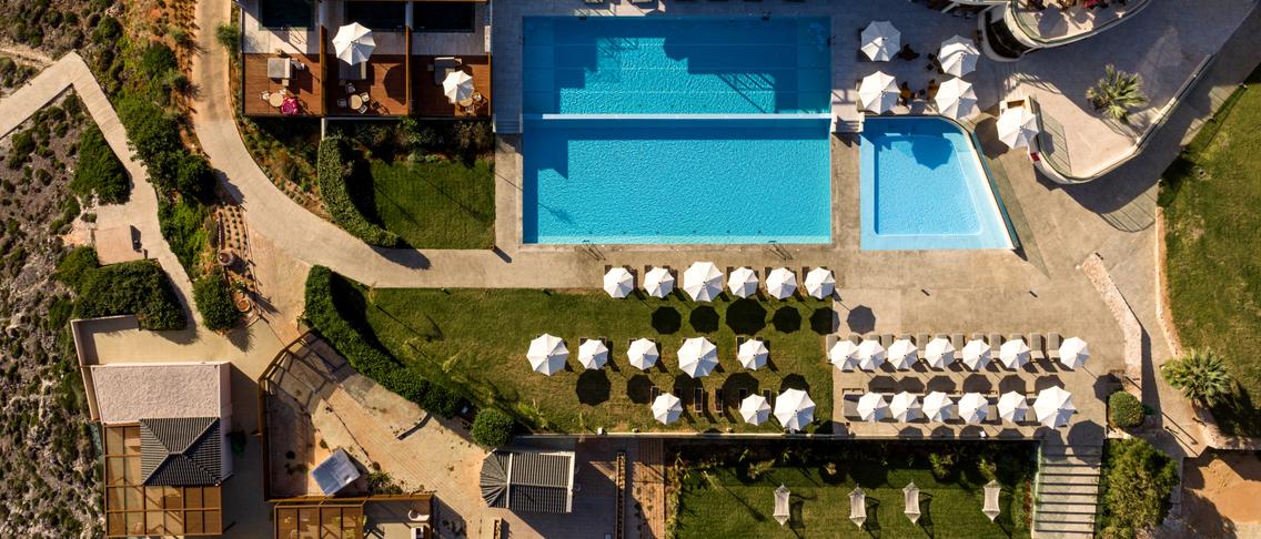 Adults-Only Greek Island Luxury: All-Inclusive Crete Escape with Daily Free-Flow Drinks & Sea Views