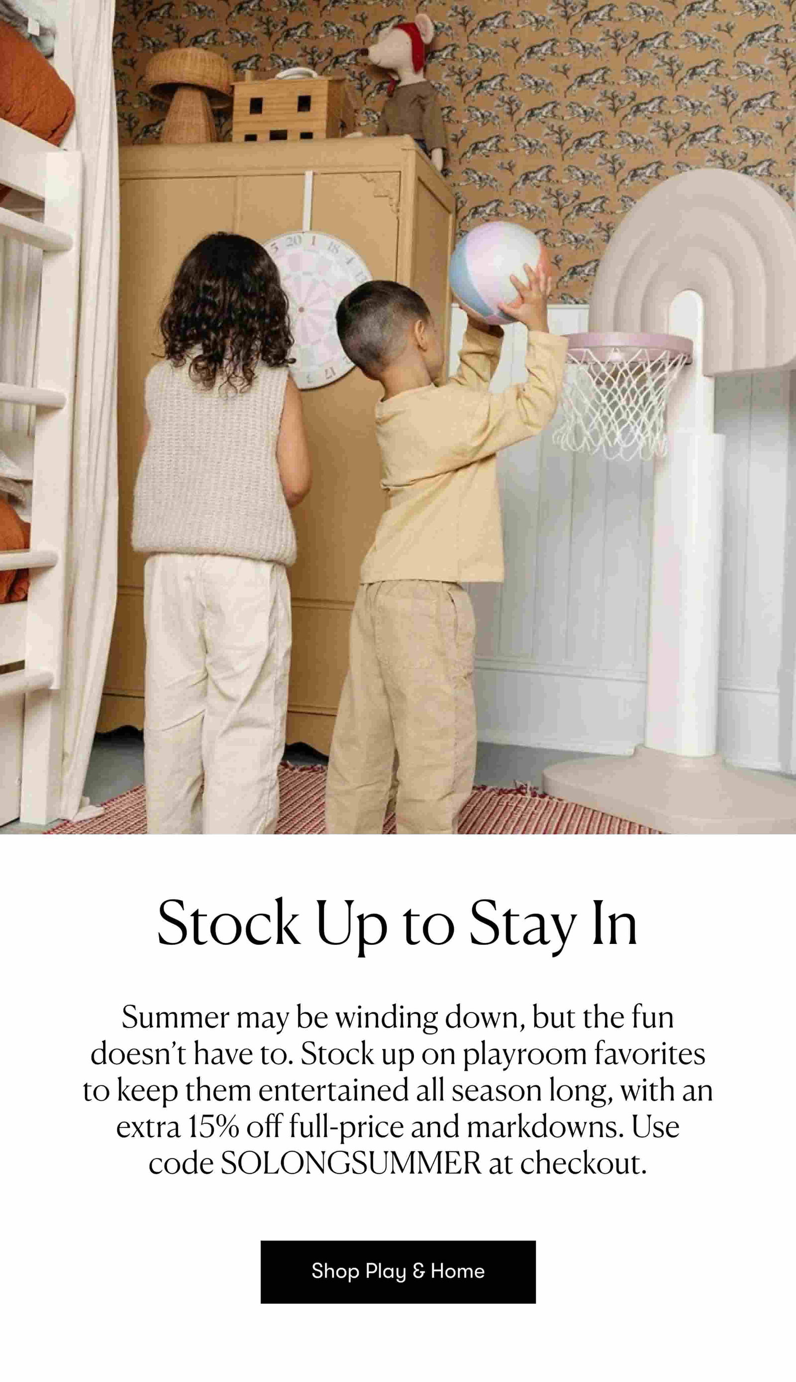 Stock Up to Stay In