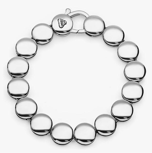 Sterling Silver Disc Bracelet