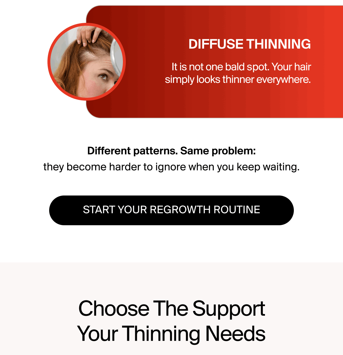 START YOUR REGROWTH ROUTINE