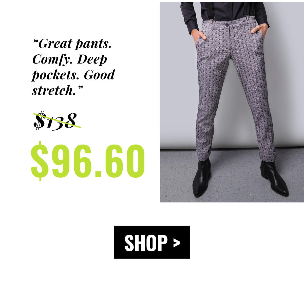 The Empower Jacquard Trouser