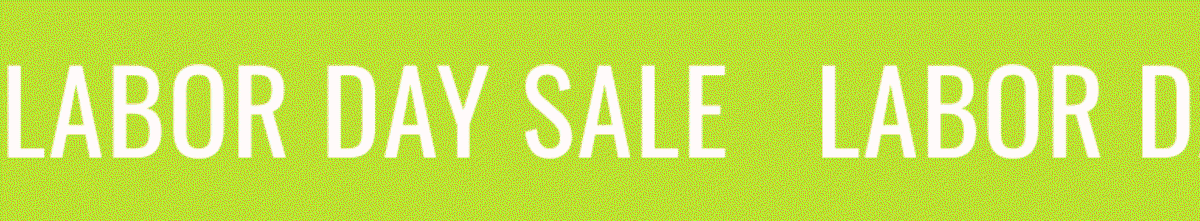Labor Day Sale