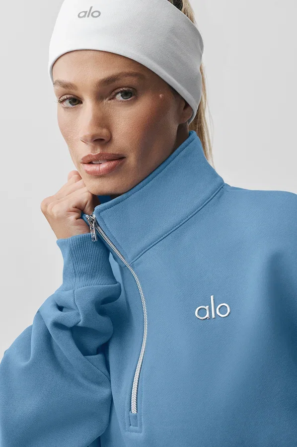 Hazy Mock Neck Pullover